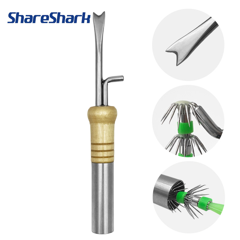 Fishing Hook Stainless Steel - ShareShark Multifunctional Squid Jig Hook Corrector
