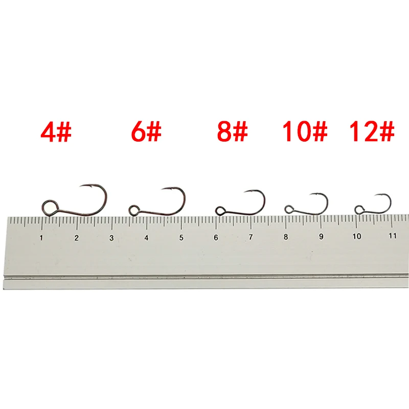 OUTKIT 12pcs for Fishing Lure  - огляд і ціна Fishing Hook Size