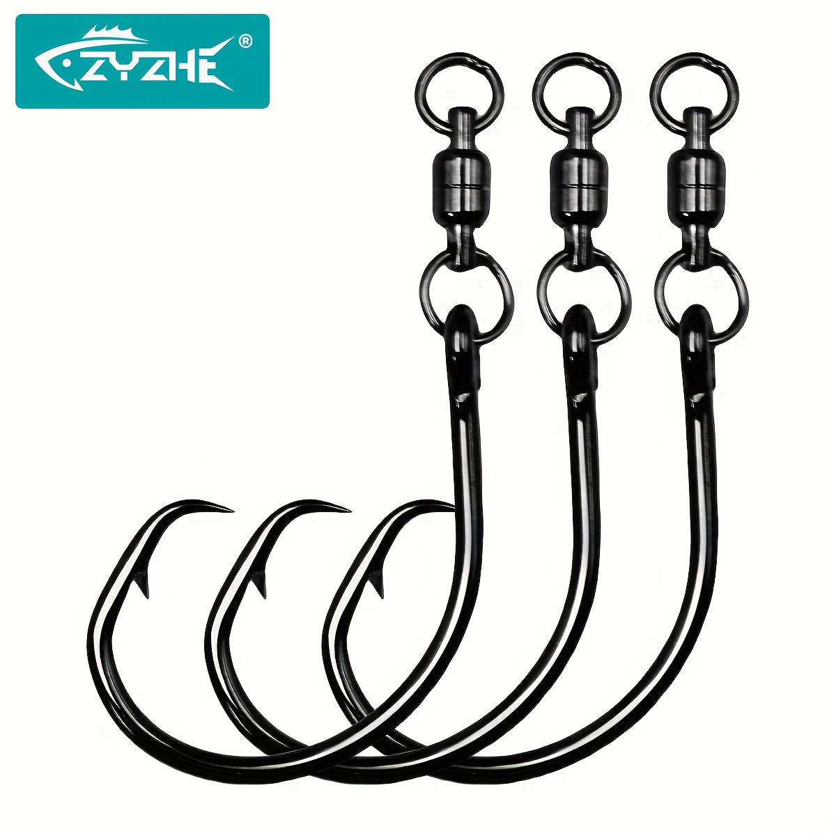 ZYZHE 3/6/9pcs Circle Hooks Wi - огляд і ціна Fishing Hook Barbless