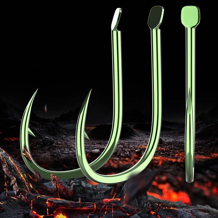 New 50Pcs/Box ISEAMA High-Carb - огляд і ціна Fishing Hook Barbless