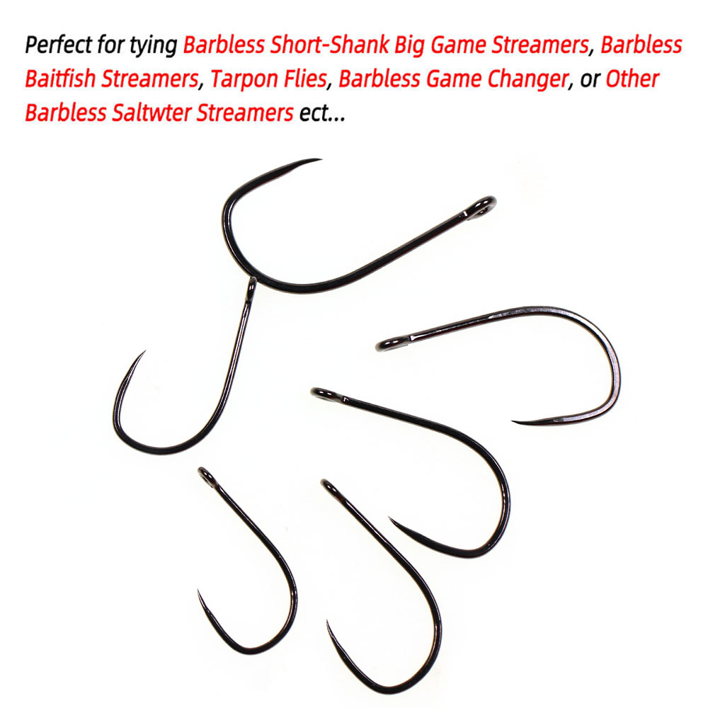 20pcs #1 1/0 2/0 3/0 4/0 5/0 S - огляд і ціна Fishing Hook Barbless